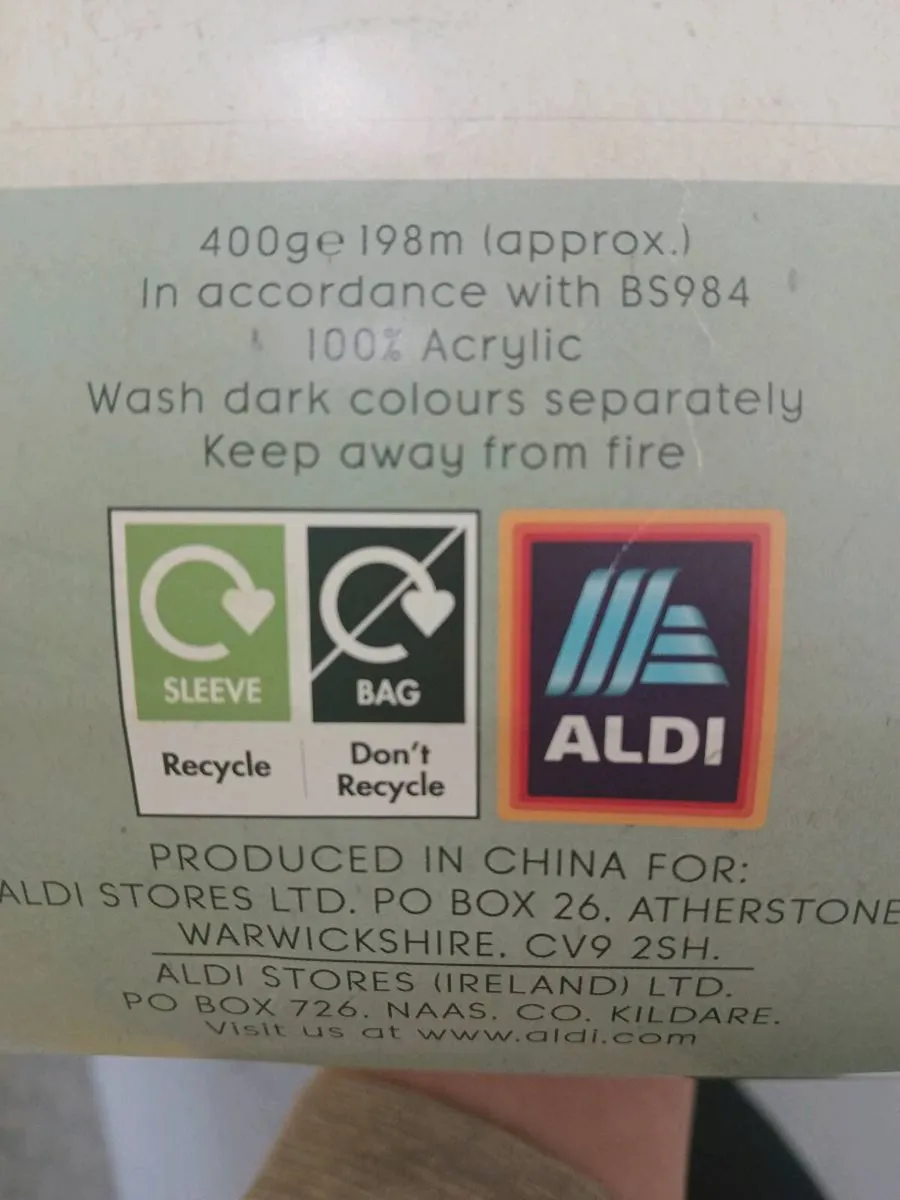 Chunky Yarn SO CRAFTY by Aldi - Image 3