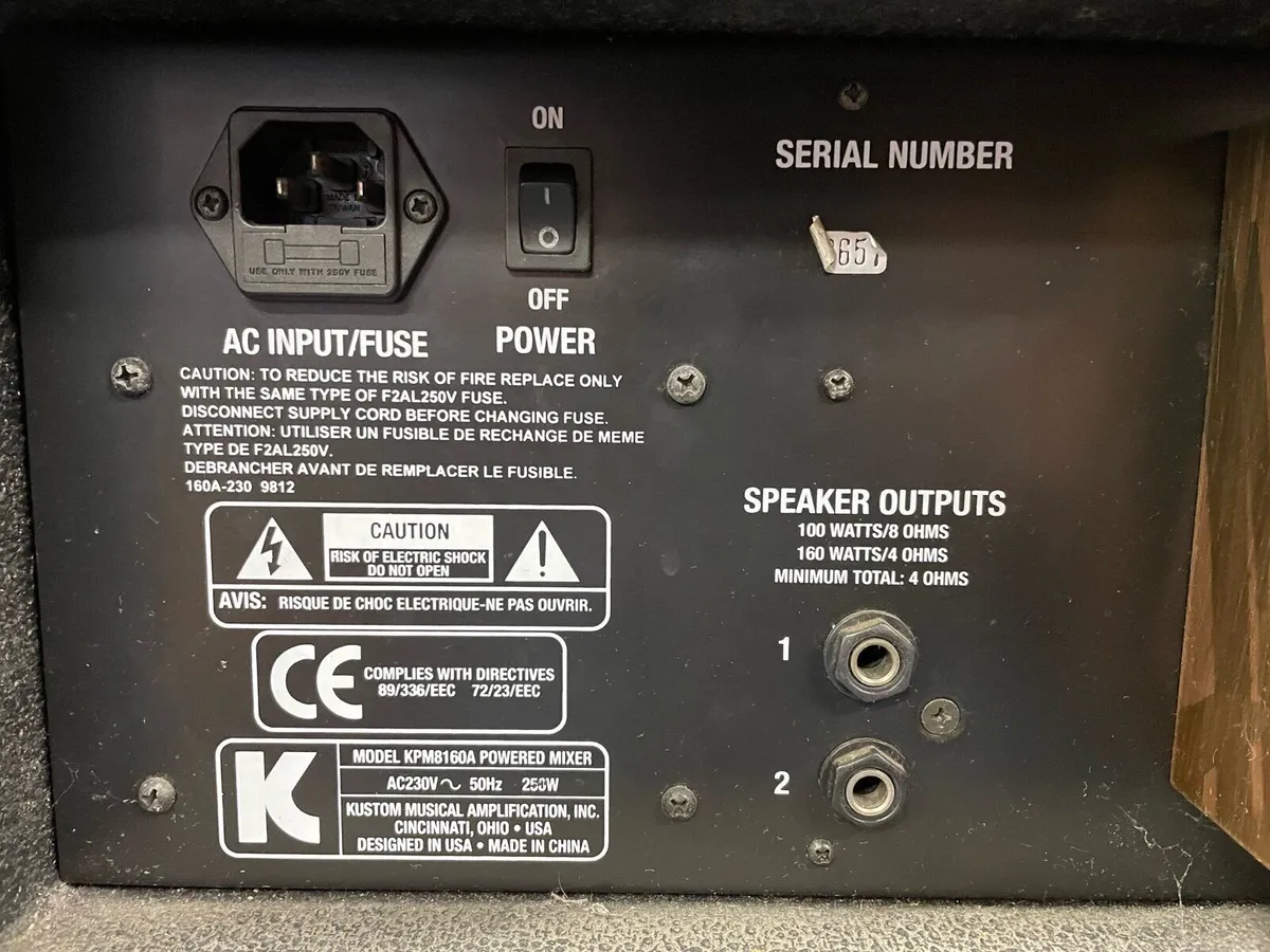 Kustom 160w PA System - Image 4
