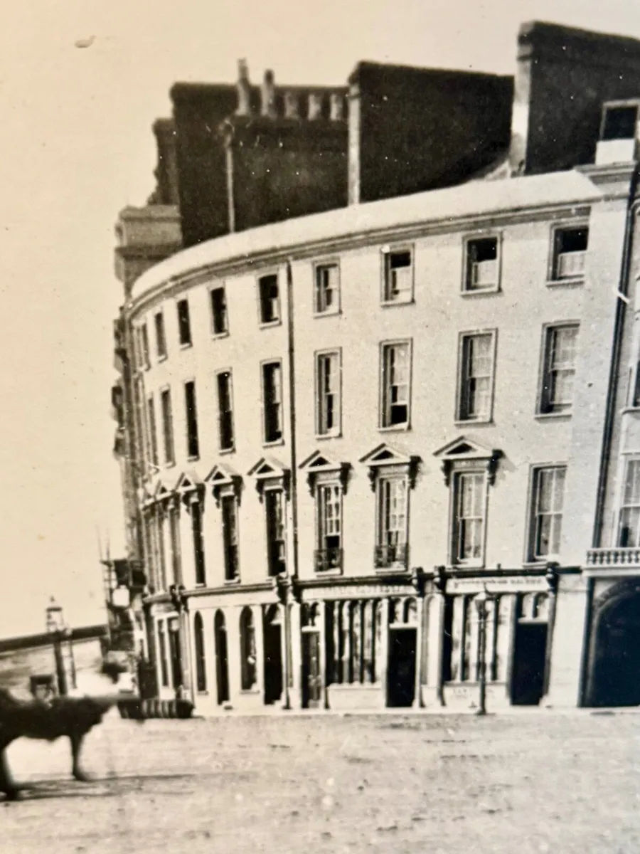 large vintage framed photographic print of Main St - Image 4