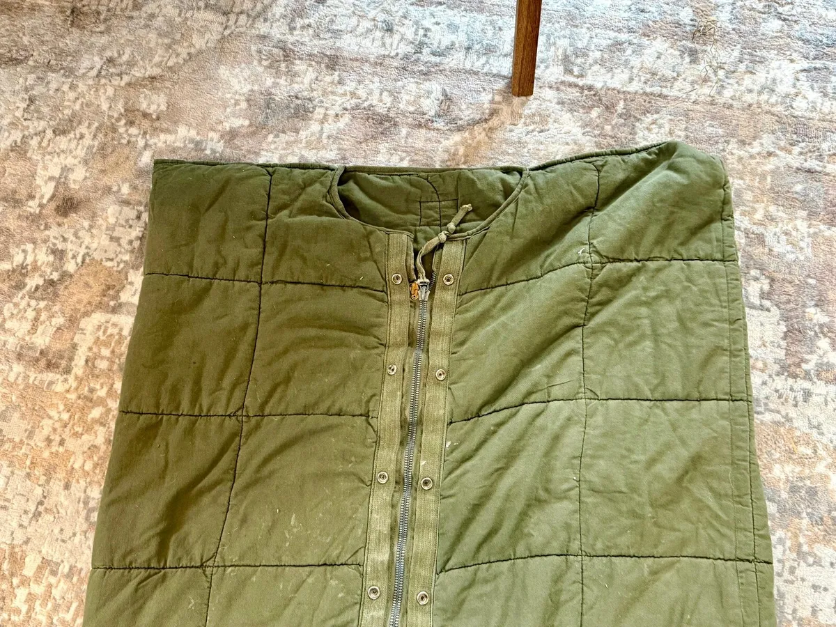 Original 1959 Belgian Army Quilted Sleeping Bag. - Image 1