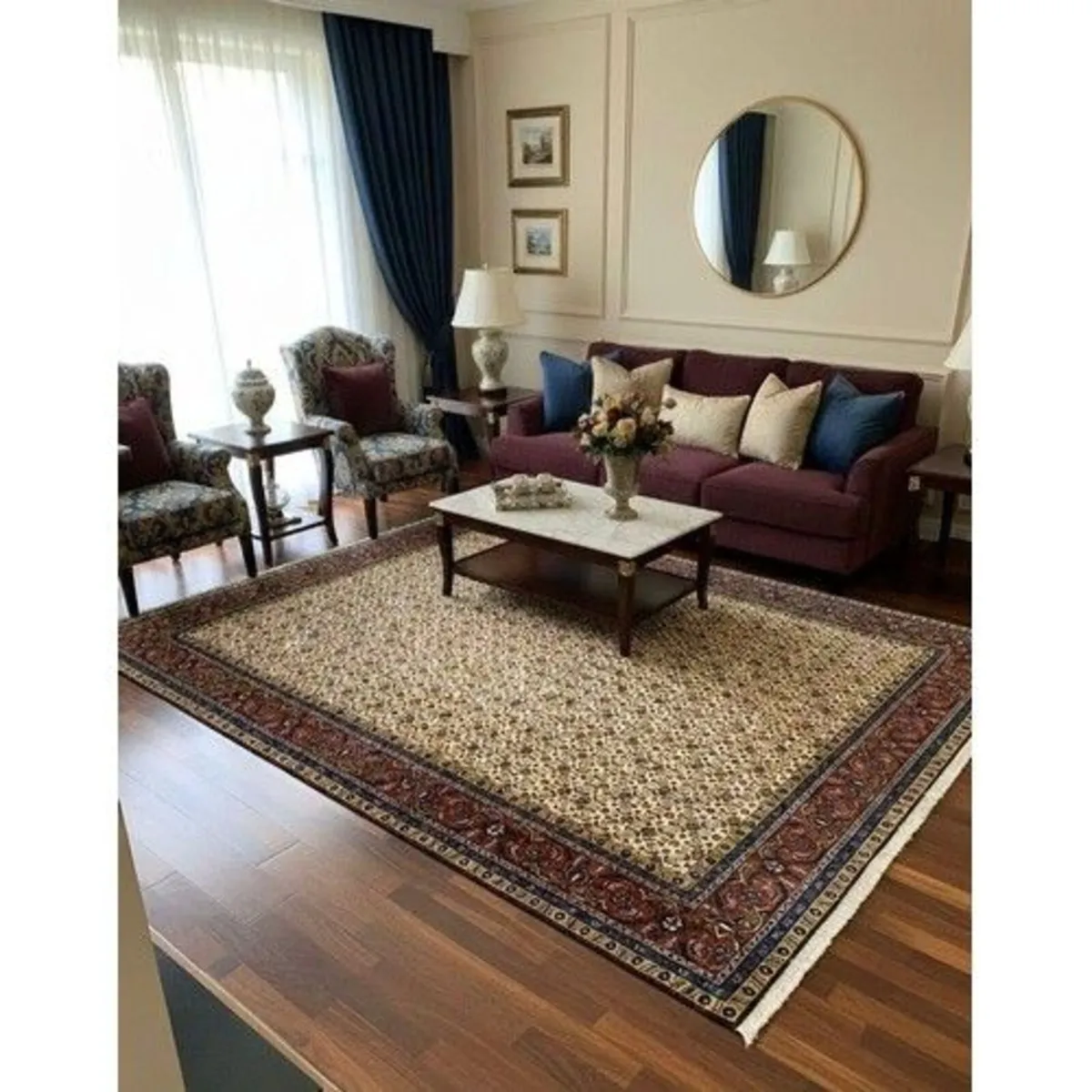 Rugs-Hand knotted-Persian-Iran-Geometric - Image 3