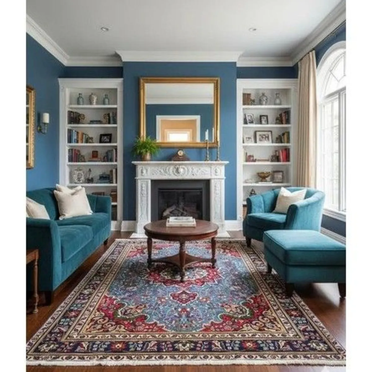 Rugs-Hand knotted-Persian-Iran-Geometric - Image 4