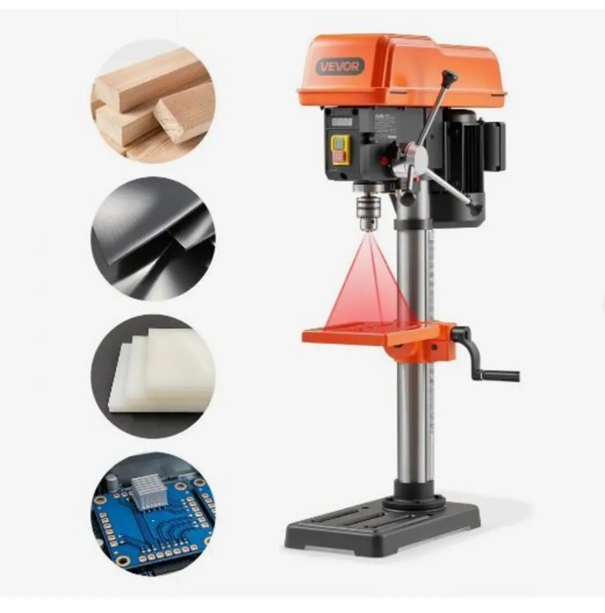 254 mm Benchtop Drill Press, 400W - Image 4