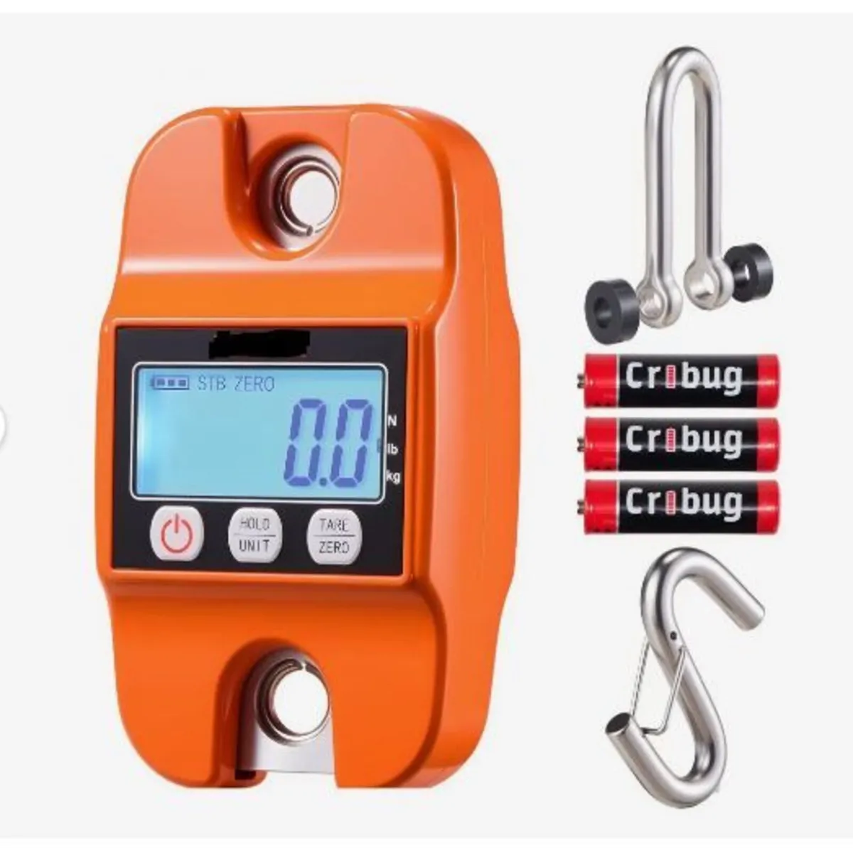 Digital Crane Scale, 880 lbs/400 kg Max - Image 1