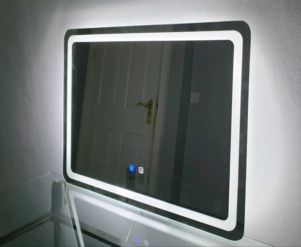 Bathroom with Our LED Demister Mirror - Image 2