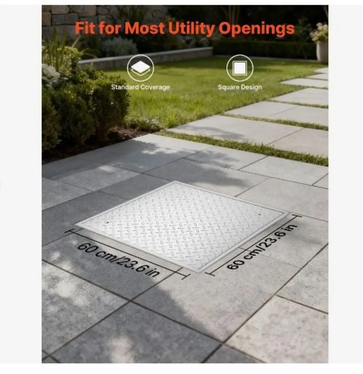 Manhole Cover with Frame, 600 x 600mm - Image 2