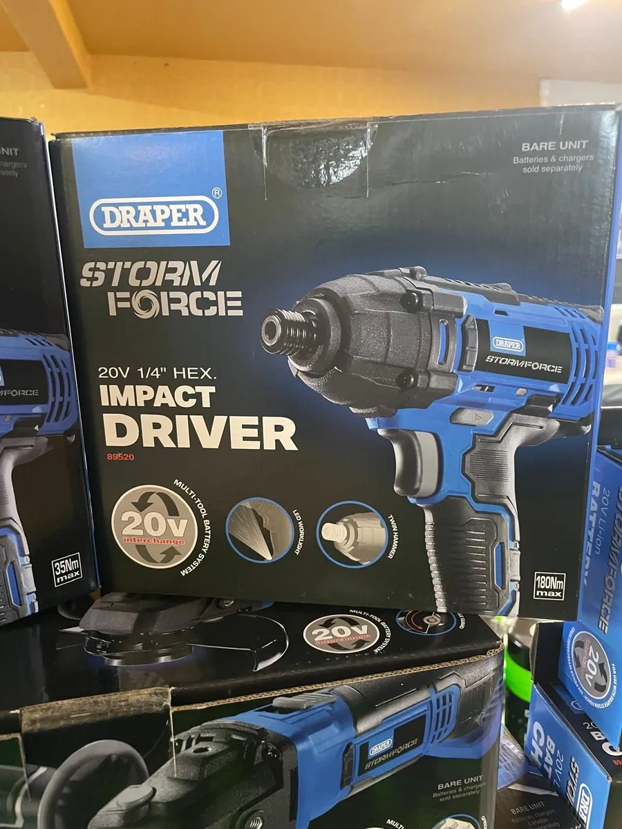 Draper Storm Force 20V Cordless Tool Bundle - Image 3