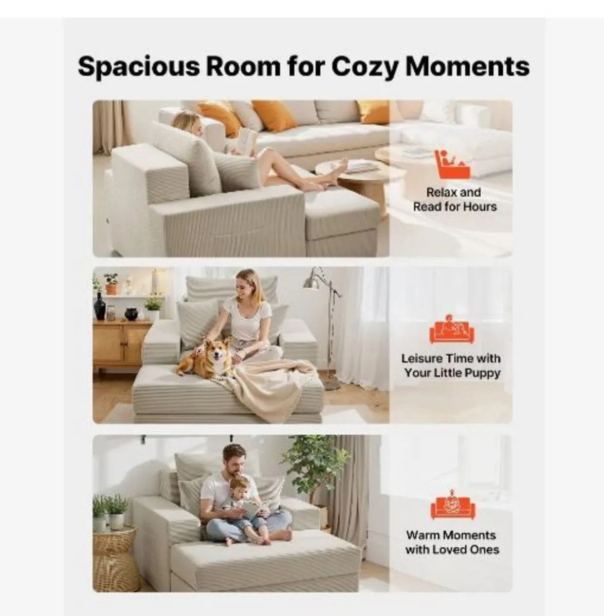 Chaise Lounge Chair, 1115 mm - Image 3