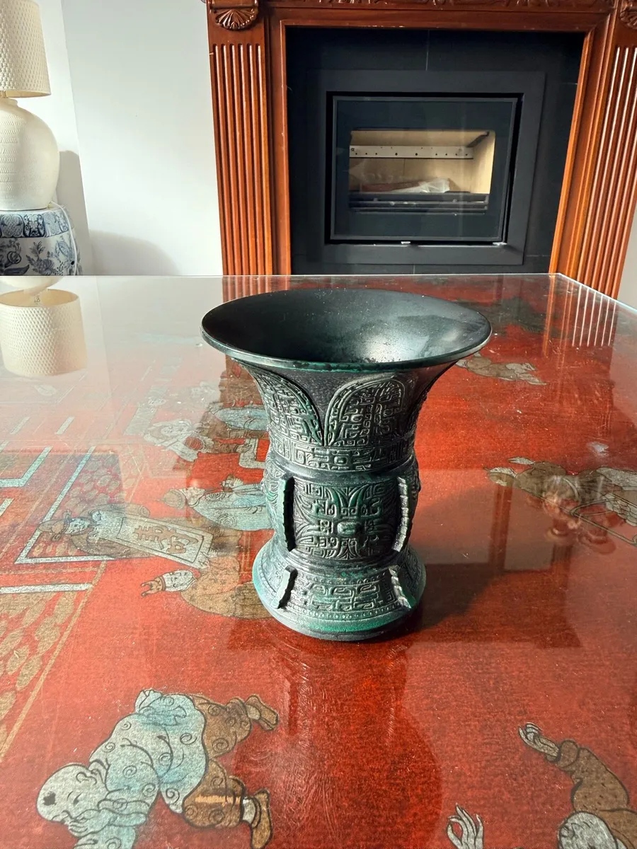 Japanese Vase Antique Gu form - Image 2