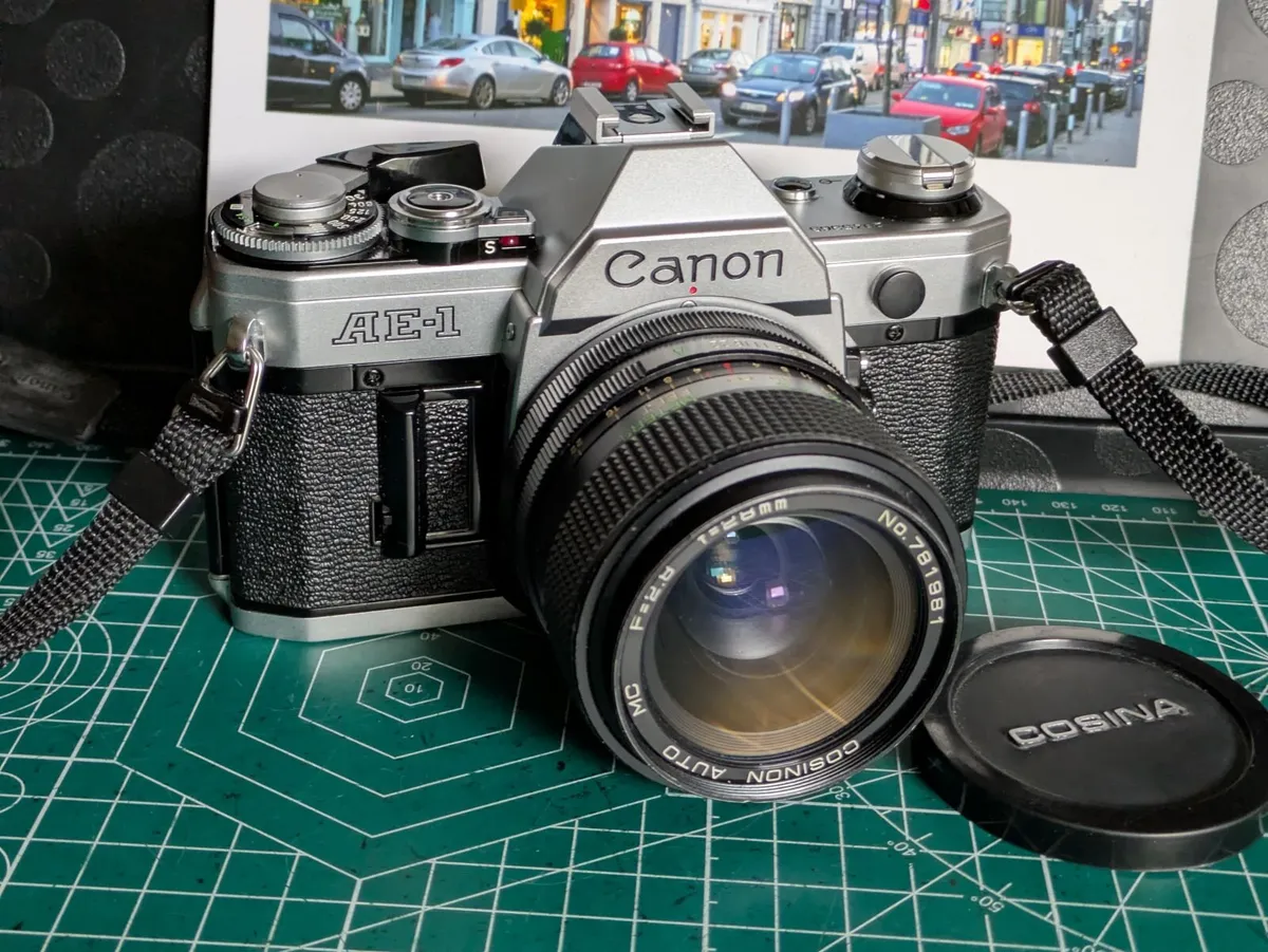 🎞️ Canon AE-1 film SLR + 28mm 2.8 Cosina lens - Image 1