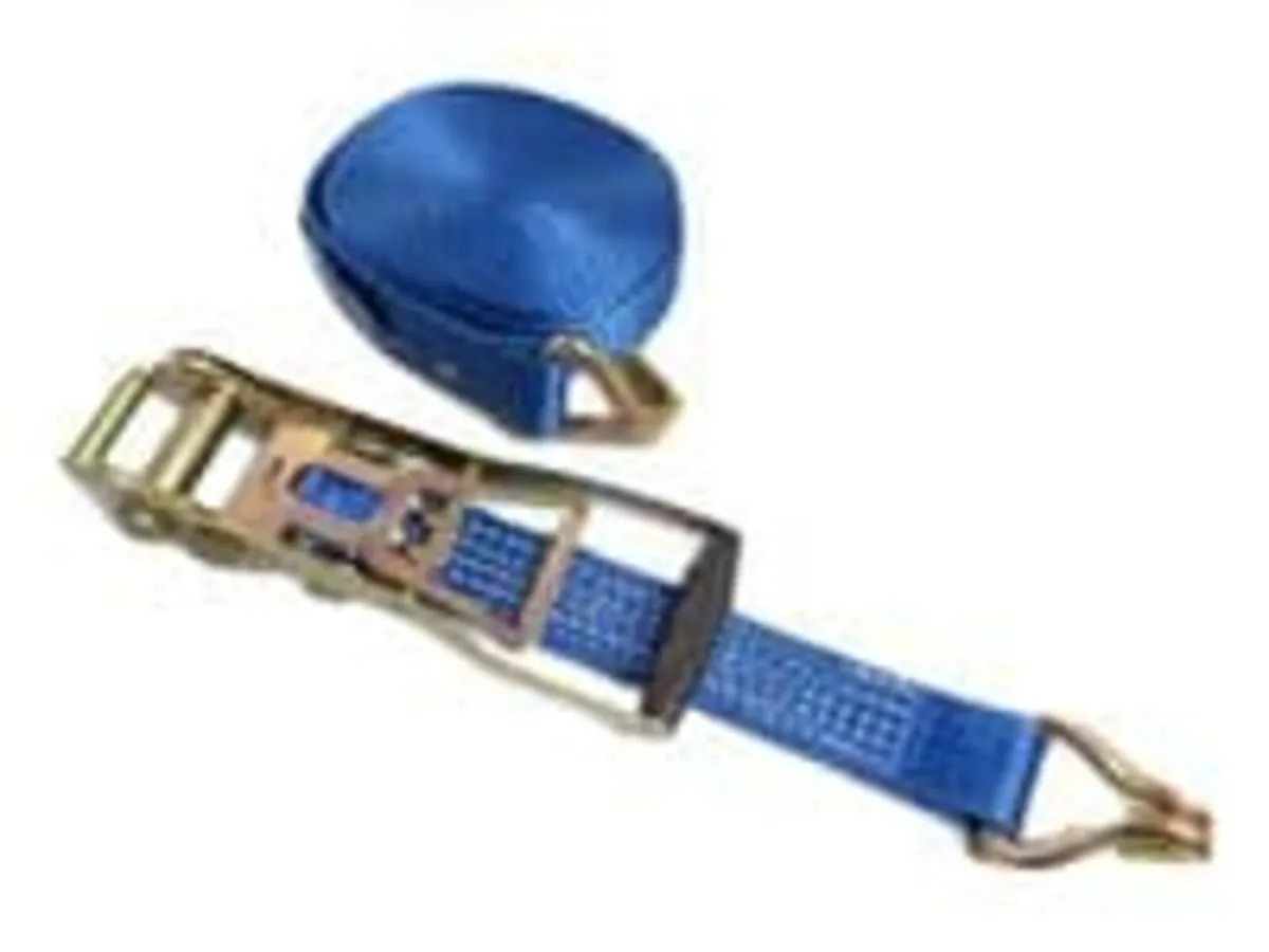 10 X Ergo Ratchet Tie Down Strap 50MM 5T 8M - Image 2