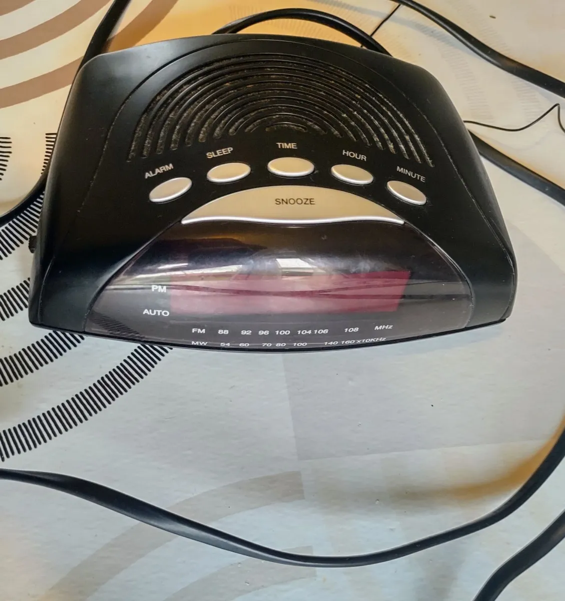 radio+alarm clock  for bedside