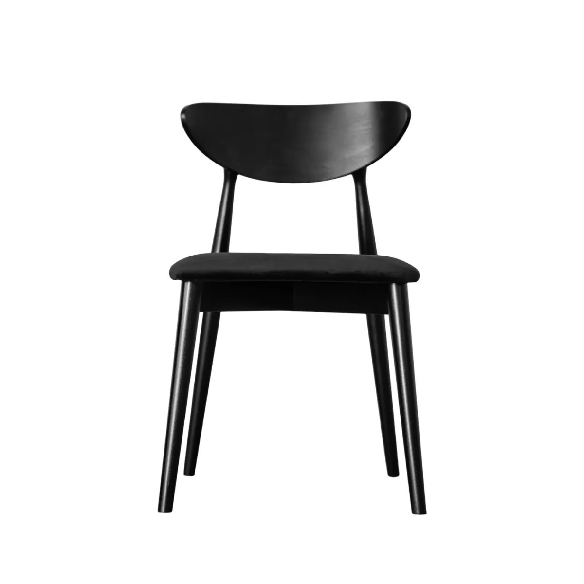 Axel Mid-Century Dining Chair in Solid Wood - Image 1