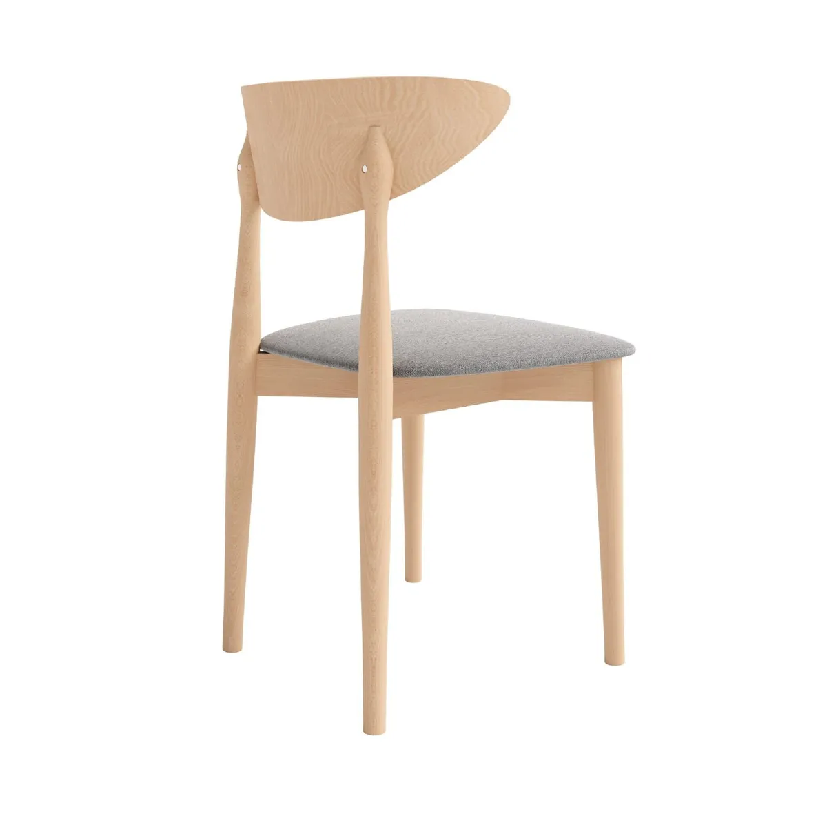 Axel Mid-Century Dining Chair in Solid Wood - Image 2