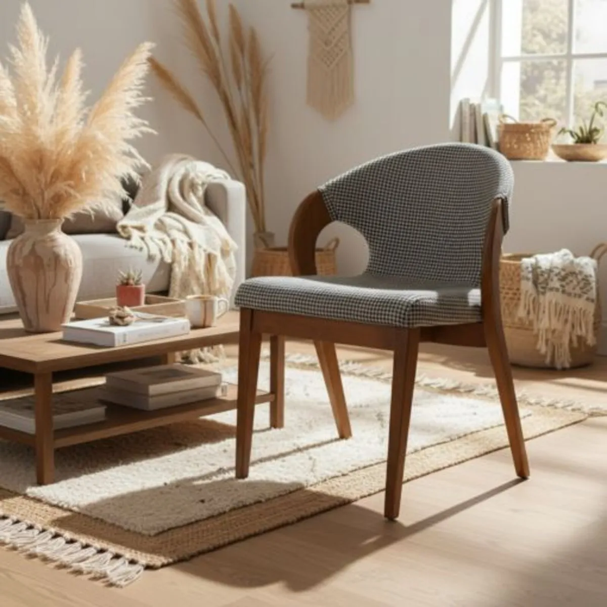 Walnut Harmony Armchair - Image 1