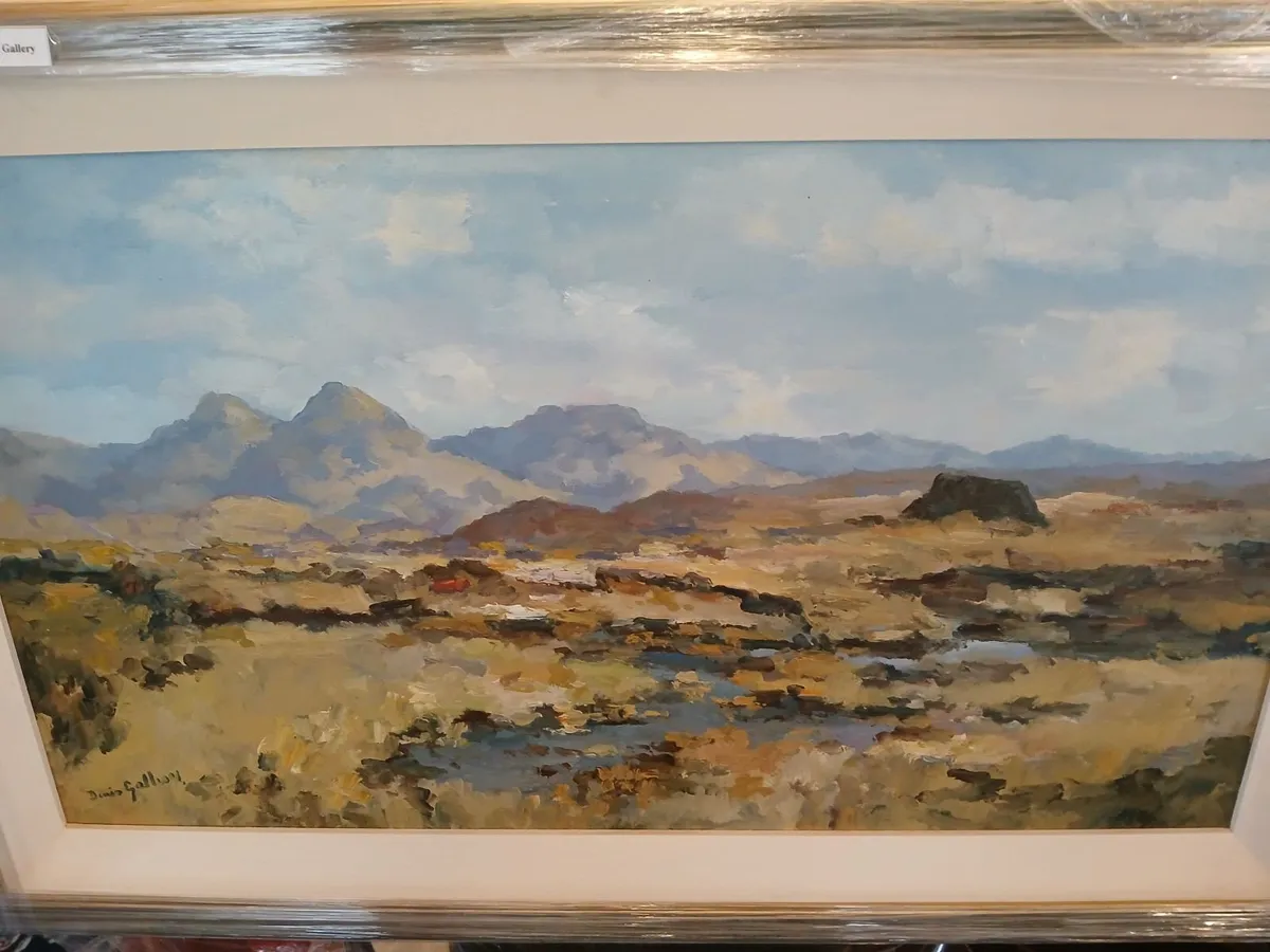 Original oil painting framed connamara - Image 4