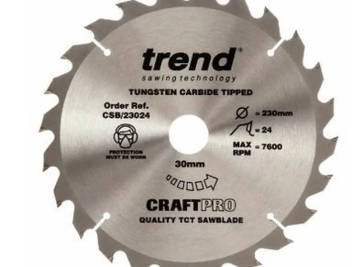 Trend CSB/23024 Saw Blade (wood) 230 x 30mm x 24t