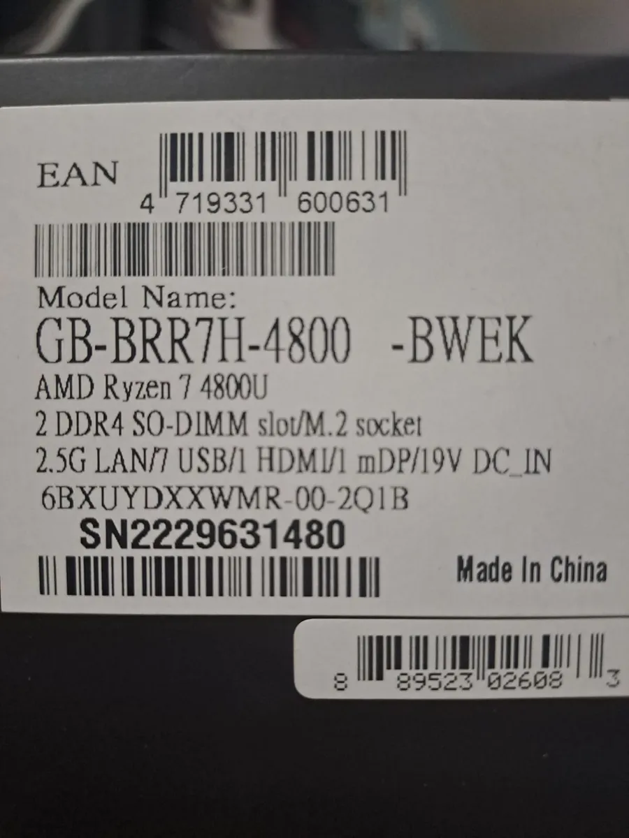 mini pc gigabyte brix gb brrfh 4800 - Image 2