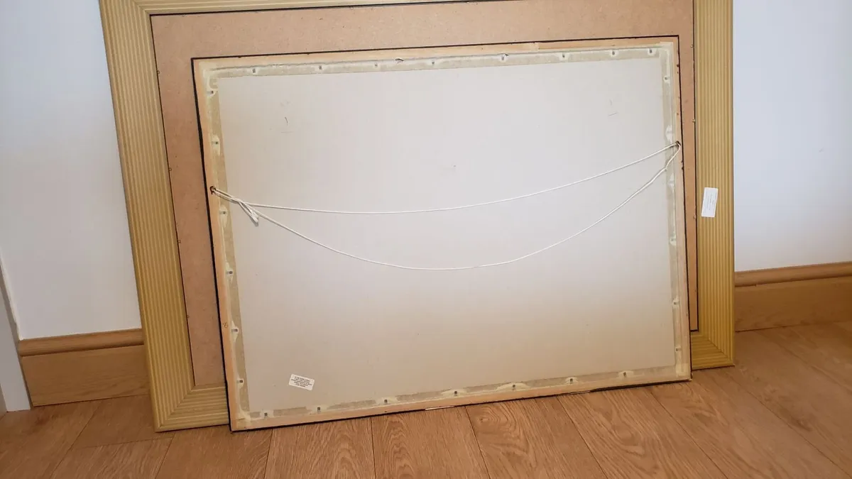 Framed seaside picture - Image 4