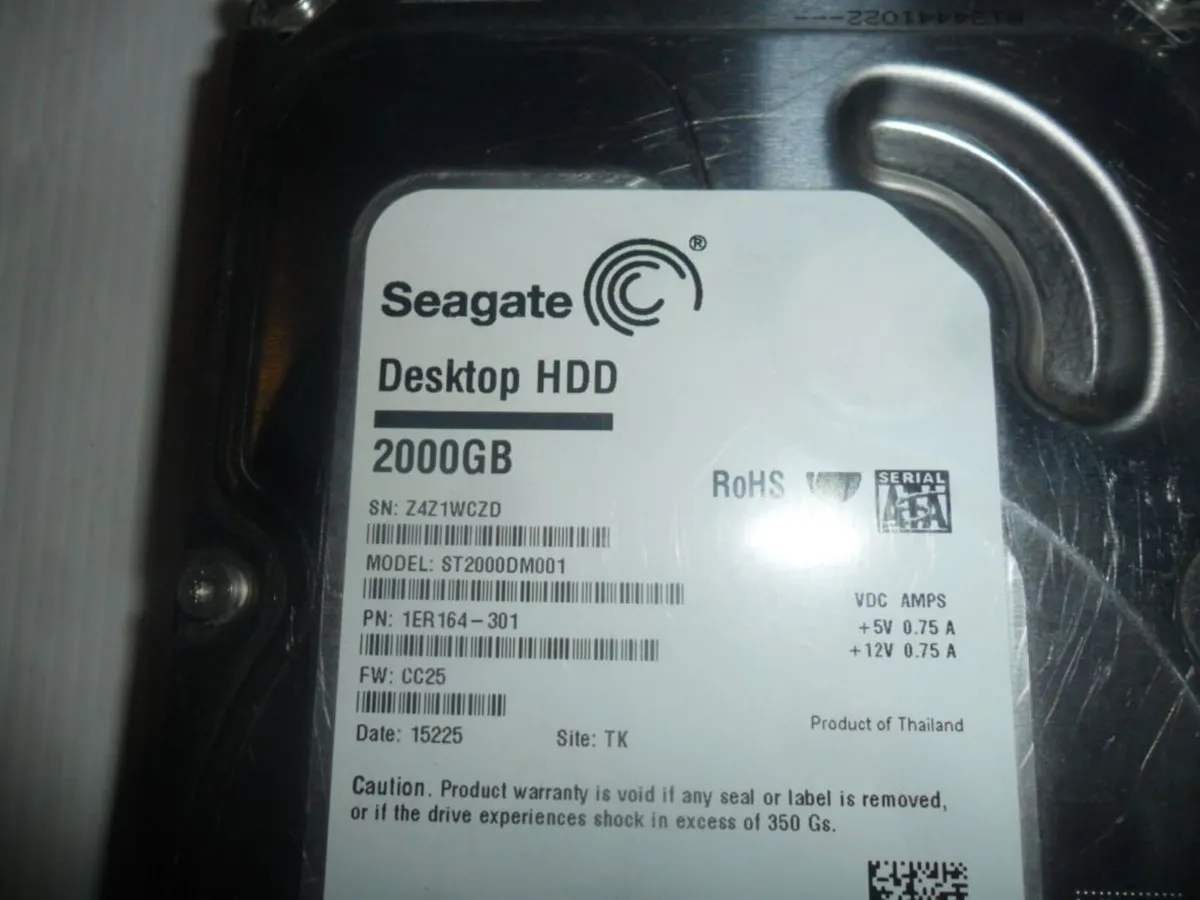 Seagate HDD 2 TB - Image 1