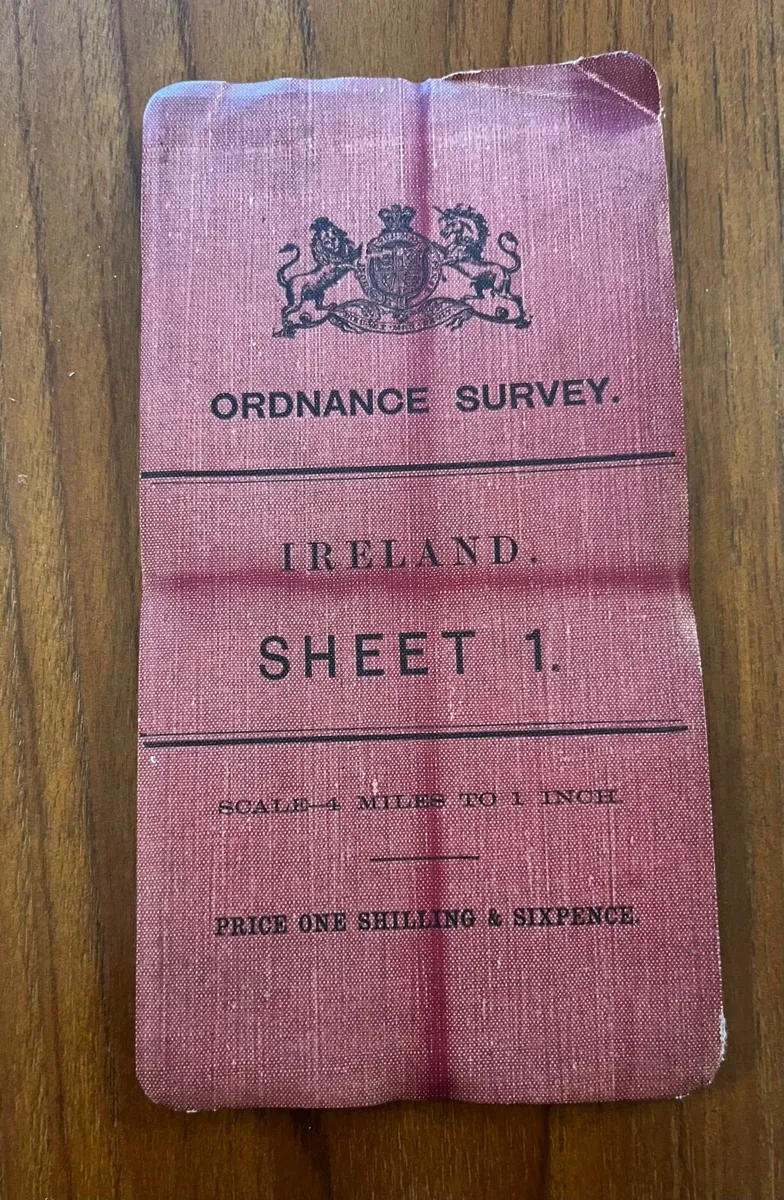 Vintage Map, ordnance survey, Donegal - Image 1