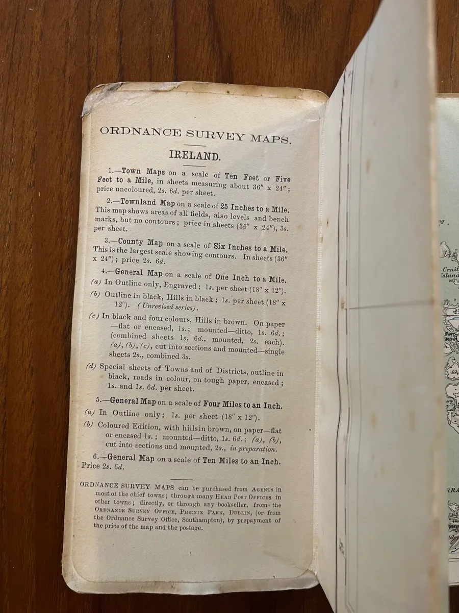 Vintage Map, ordnance survey, Donegal - Image 3