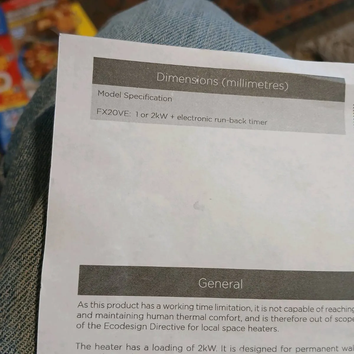 Dimplex Fan Heater - Image 3