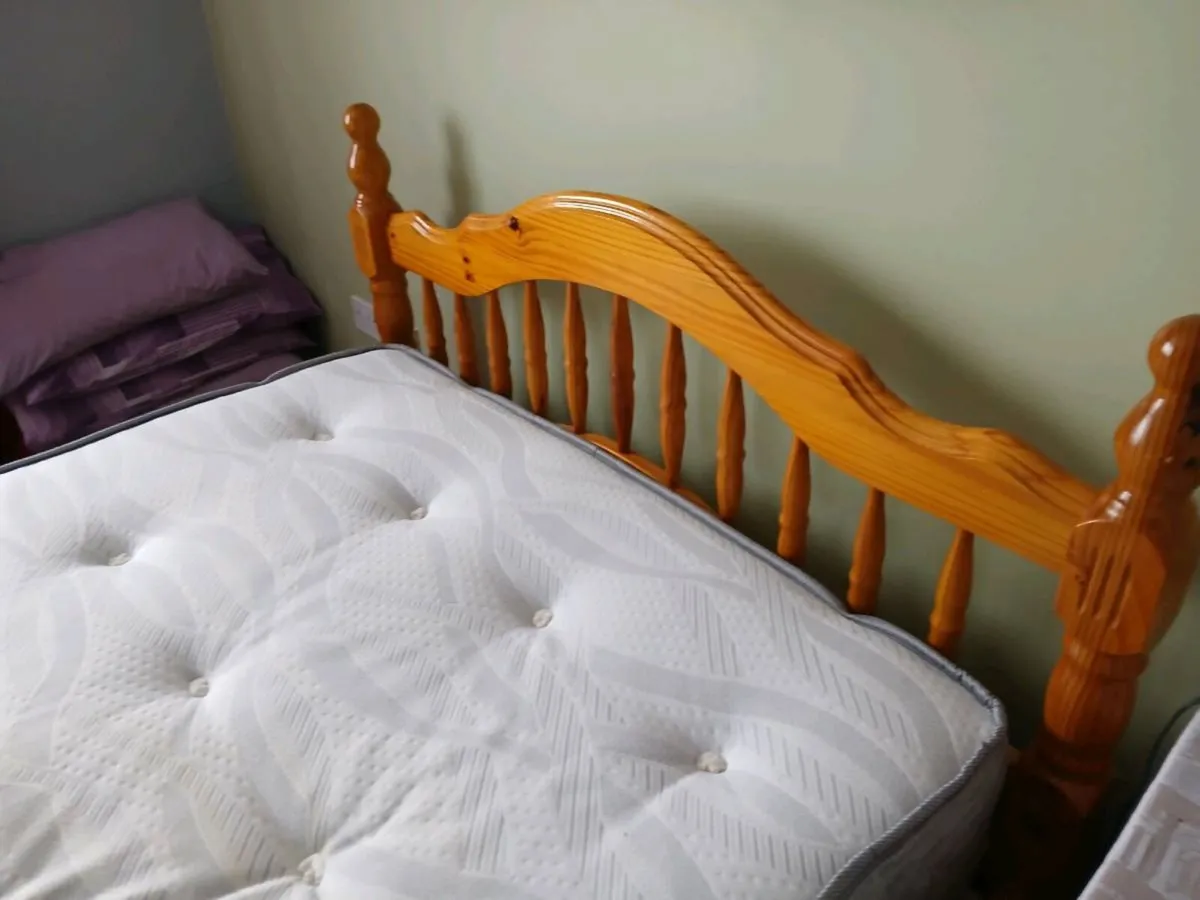 Double bed with mattress - Image 2