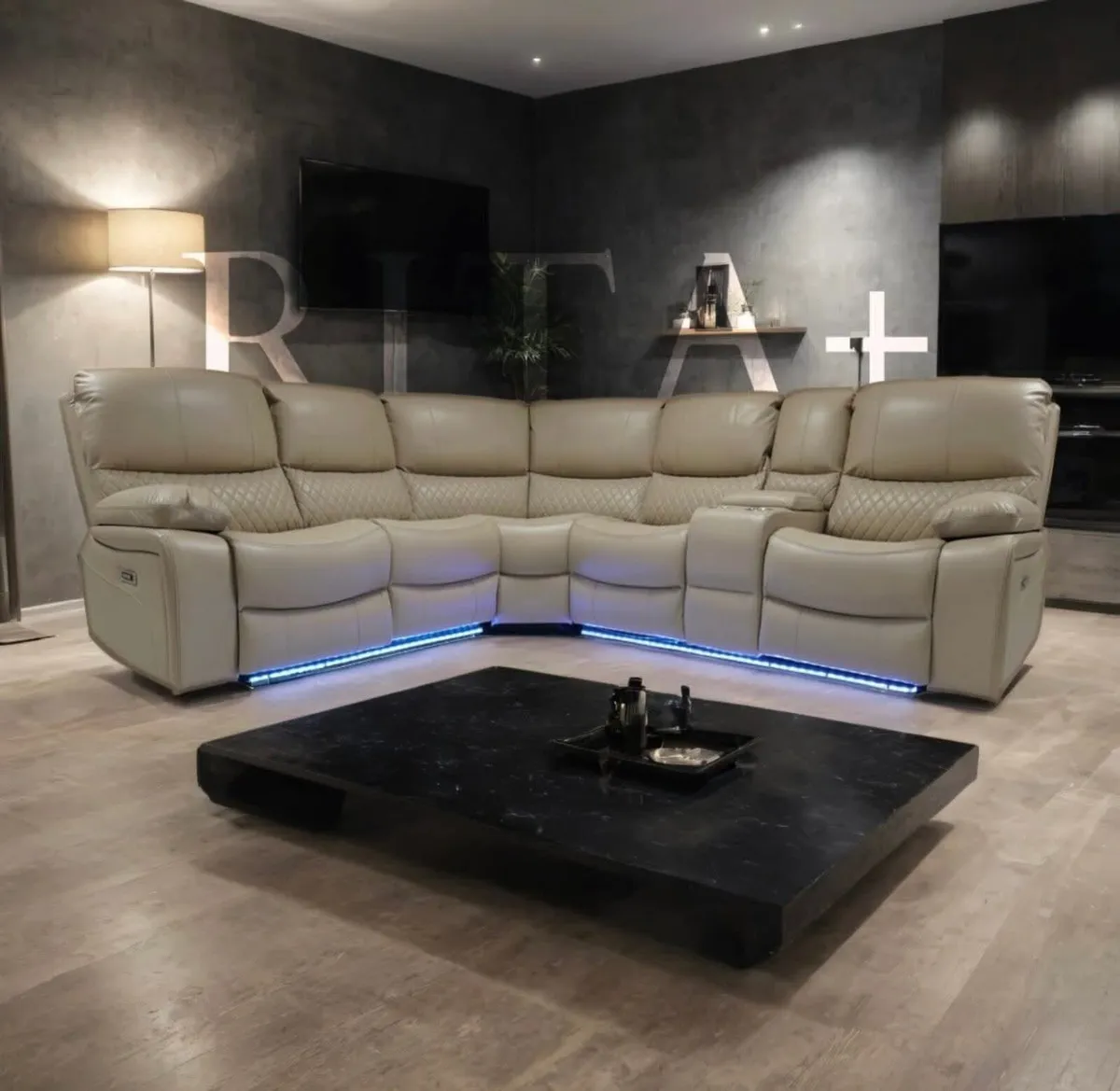 Rita 3+2 Electric Leather Recliner Sofa Set - Image 4