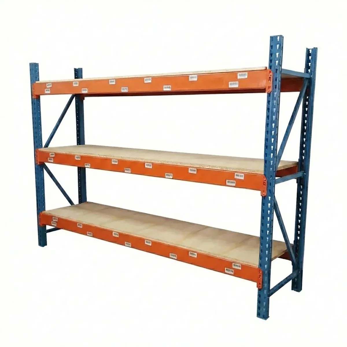 Long span shelving - 40 complete bays x 3 levels - Image 1