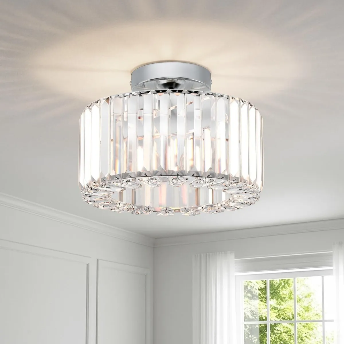 Crystal Ceilings Light Modern Industrial Chandelie - Image 1