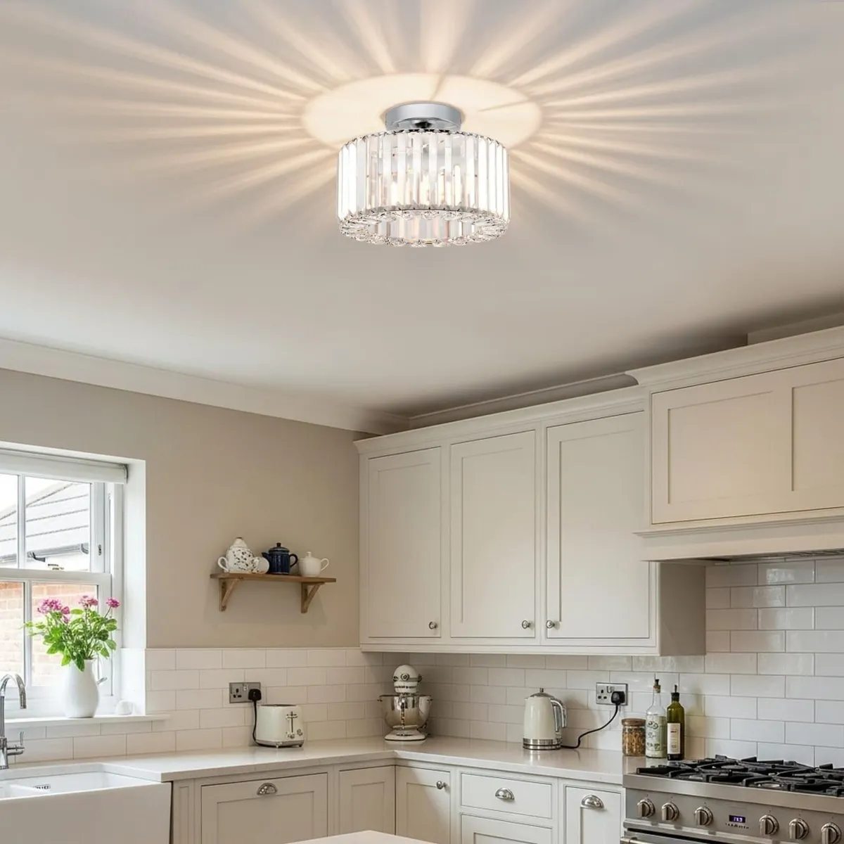 Crystal Ceilings Light Modern Industrial Chandelie - Image 3