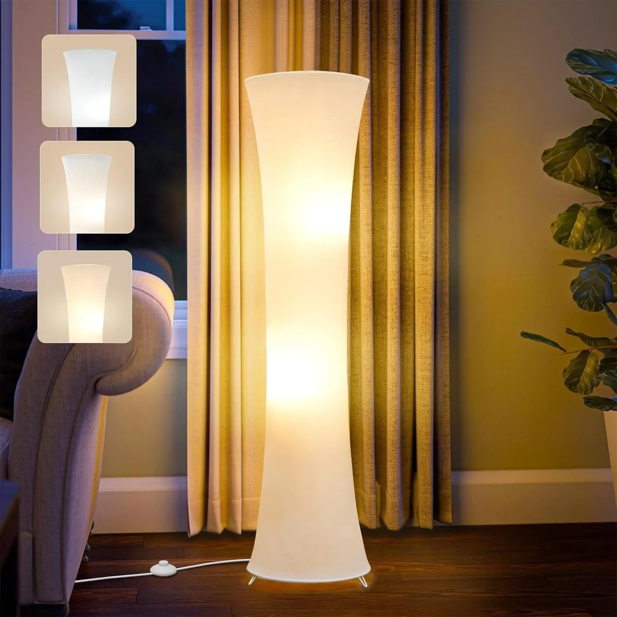 46“ Floor Lamp for Living Room Color Temperature - Image 1