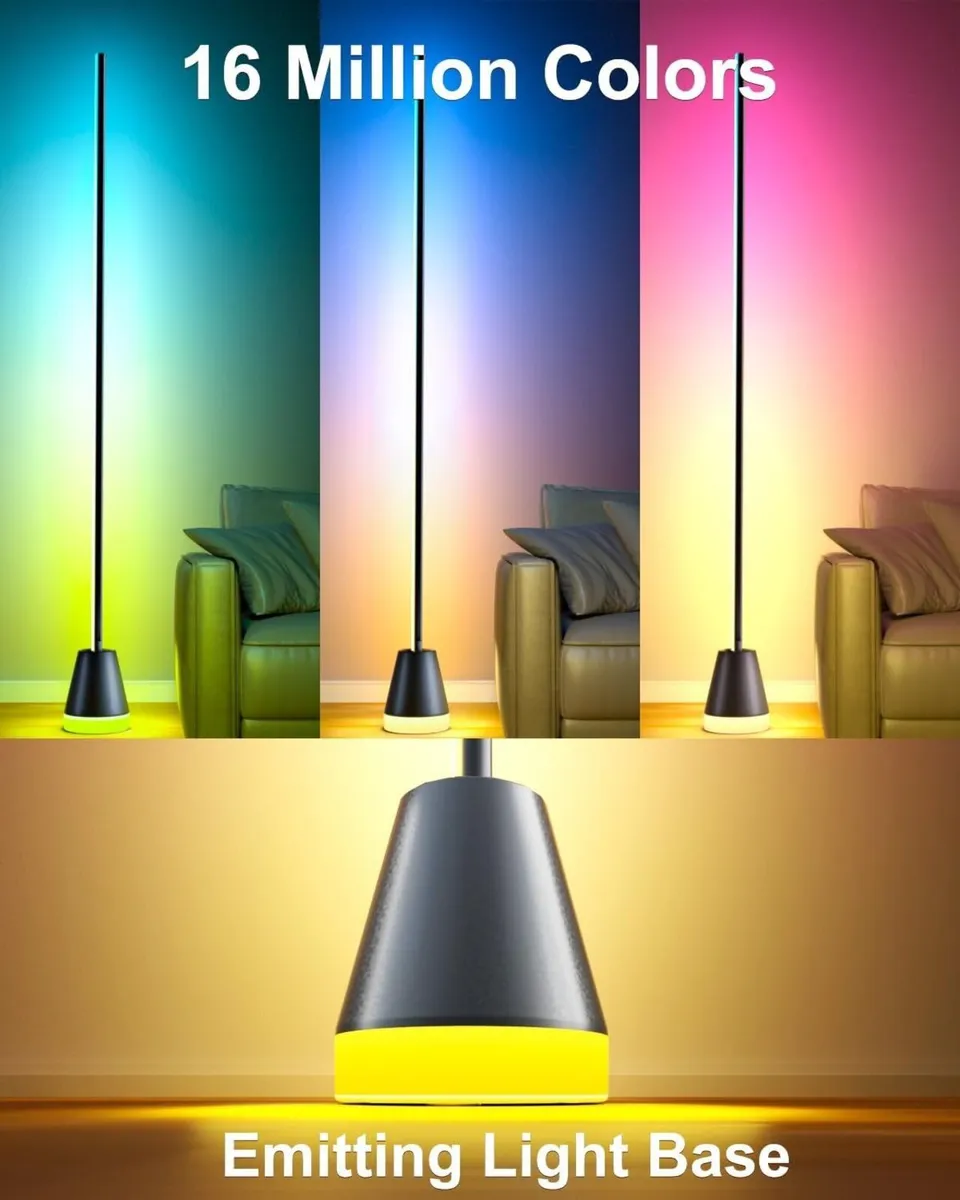 Smart Corner Floor Lamp 16 Million Color Changing - Image 2