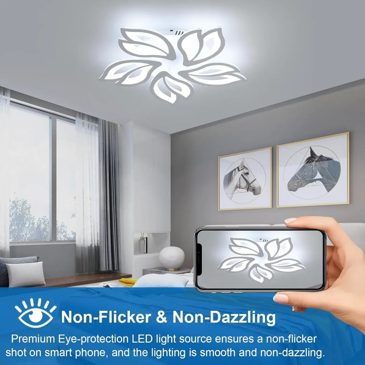 LED Ceiling Light 65W 5850LM Modern Design - Image 4