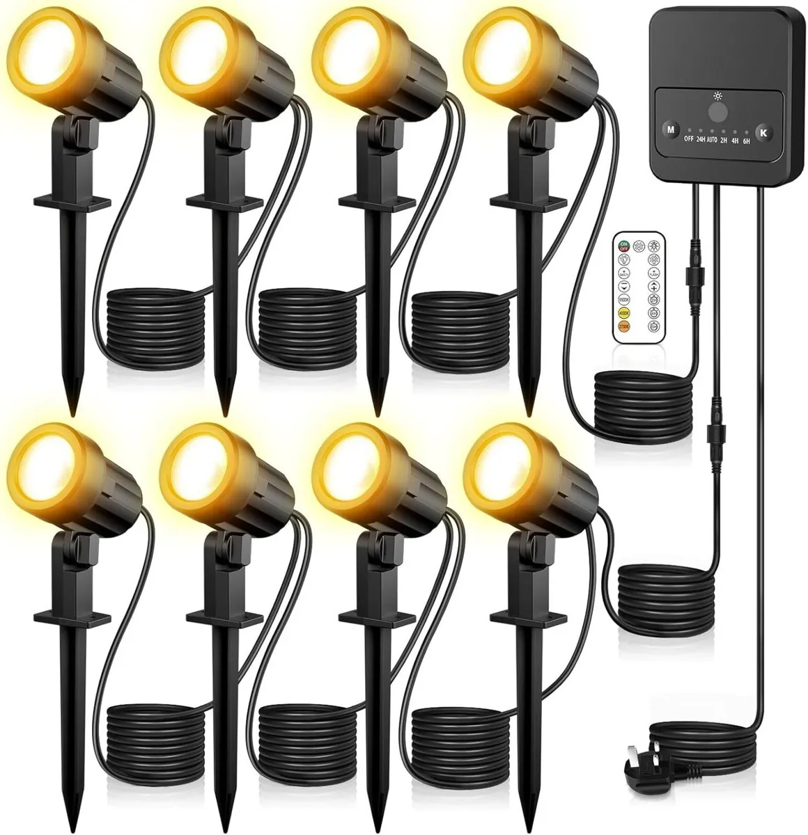 Outdoor Garden Spike Light Warm Cold White Color - Image 1