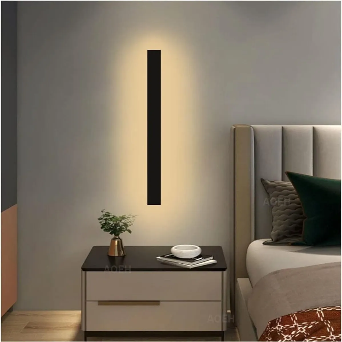 Outdoor Wall Lights LED Black Long Sconce Ip65 - Image 4