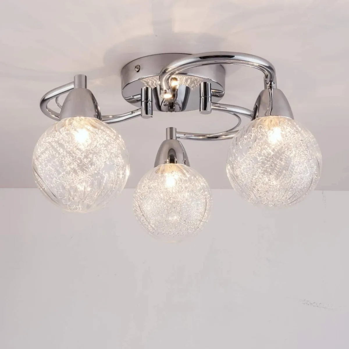 AL1033 BOLLA 3xG9 LED Semi Flush Ceiling Light - Image 1