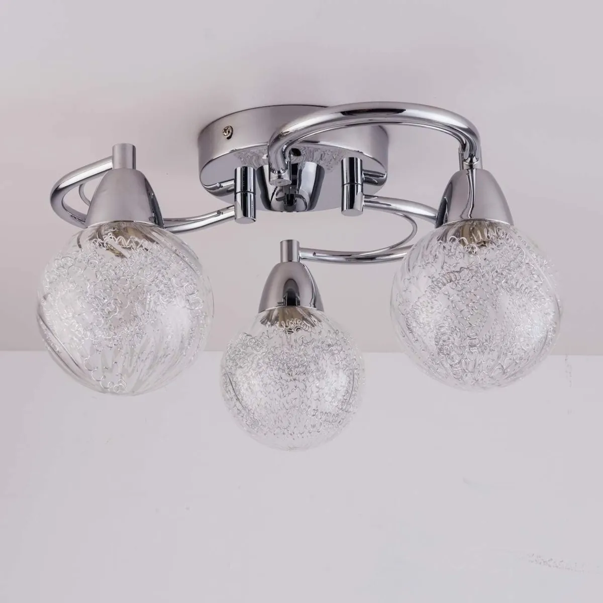 AL1033 BOLLA 3xG9 LED Semi Flush Ceiling Light - Image 3