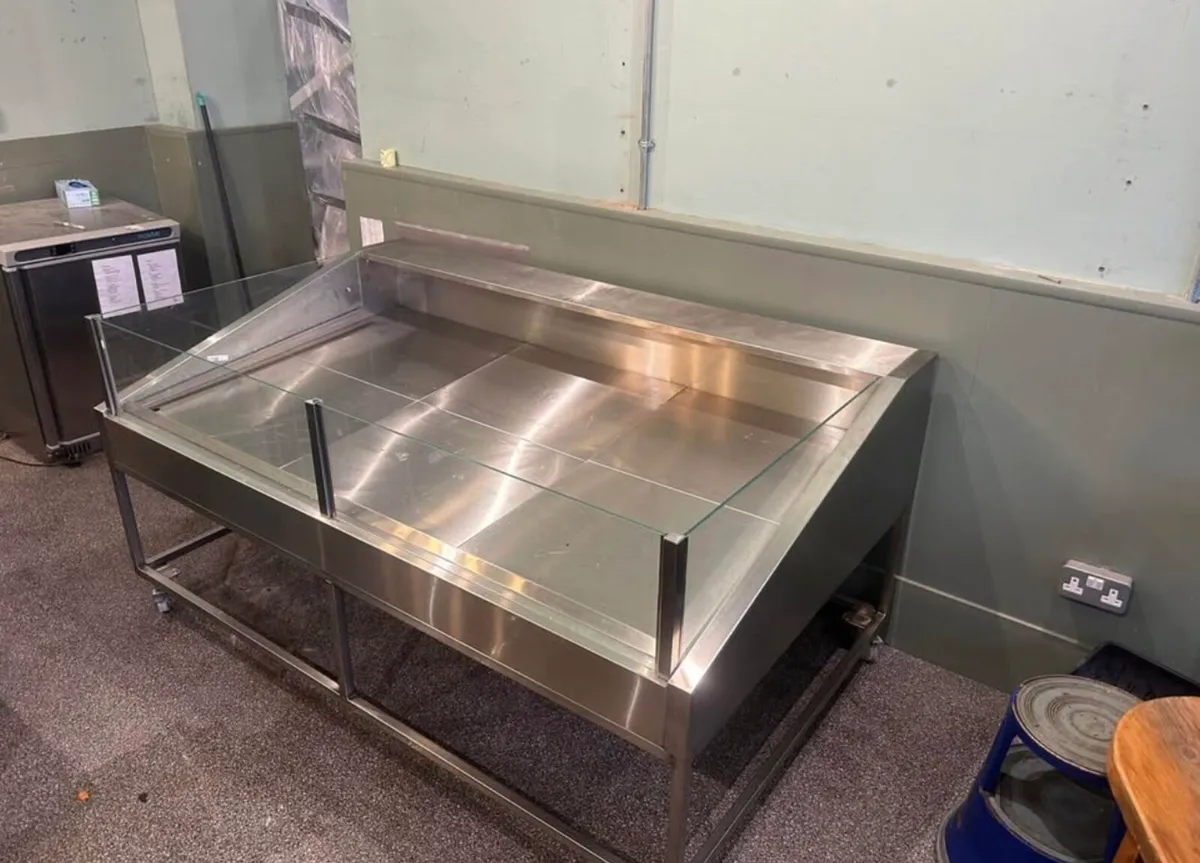 Stainless steel display fridge - Image 2