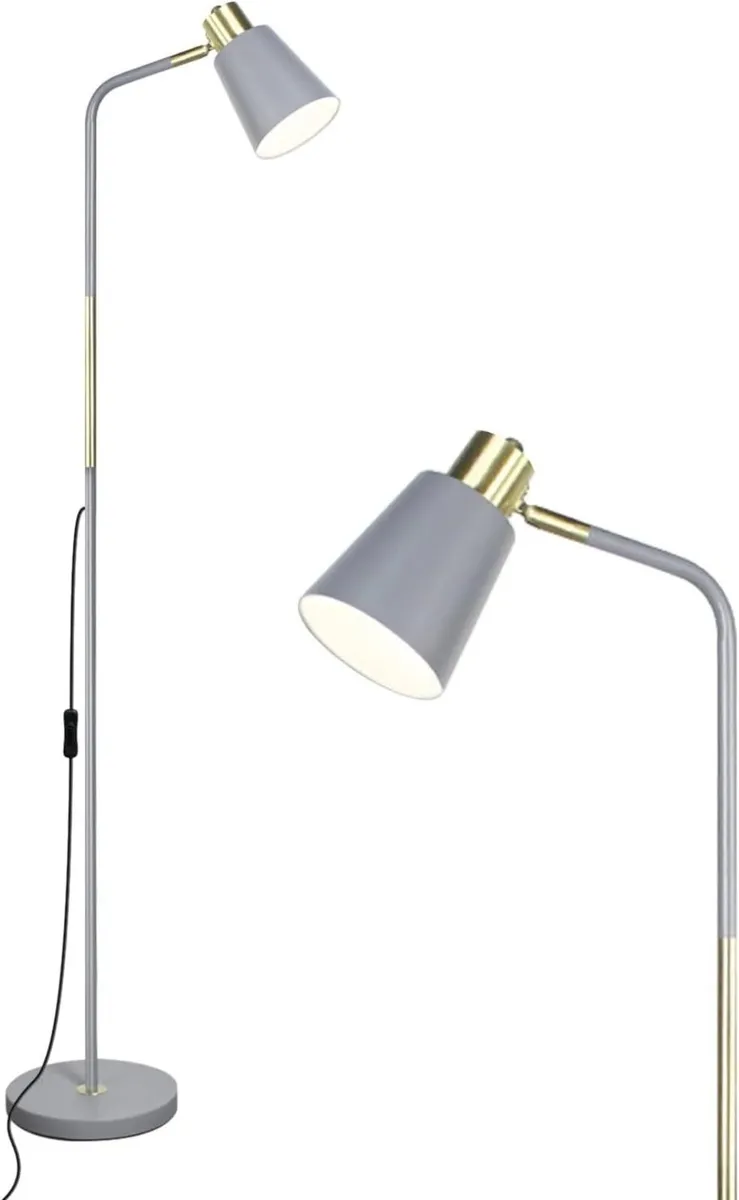 Floor Lamp Industrial Lamps Corner Rustic - Image 1