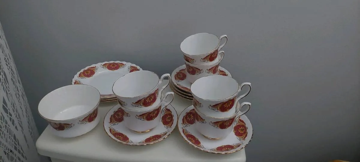Royal Stafford Bone China Tea Set - Image 1