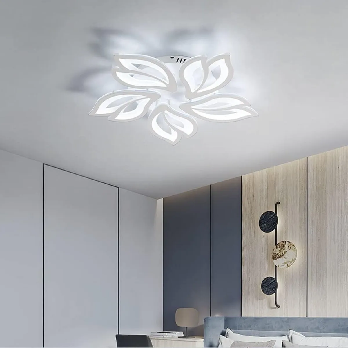 LED Ceiling Light Elegant Flower Design Chandelier - Image 2
