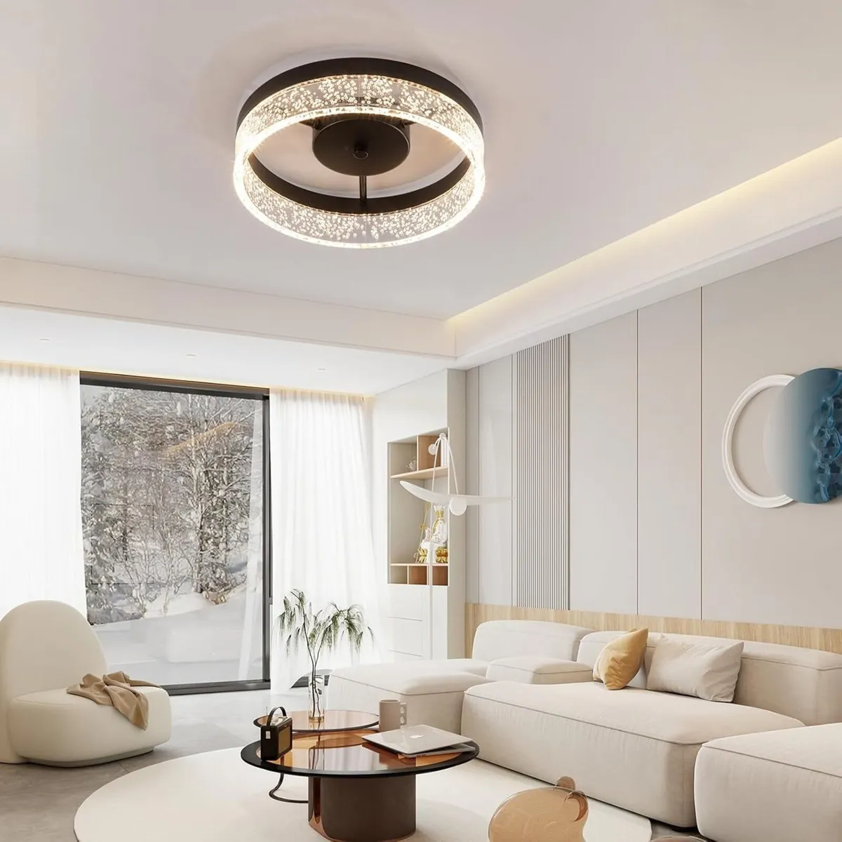 LED Ceiling Light 20W Flush Mount Kitchen - Image 2