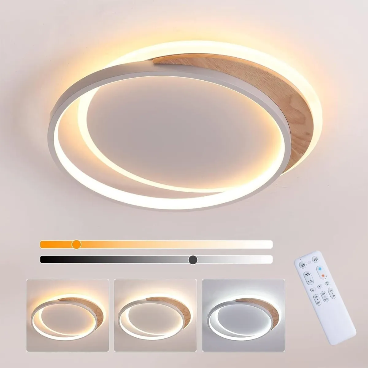 LED Ceiling Light 40CM Lights Dimmable with - Image 1
