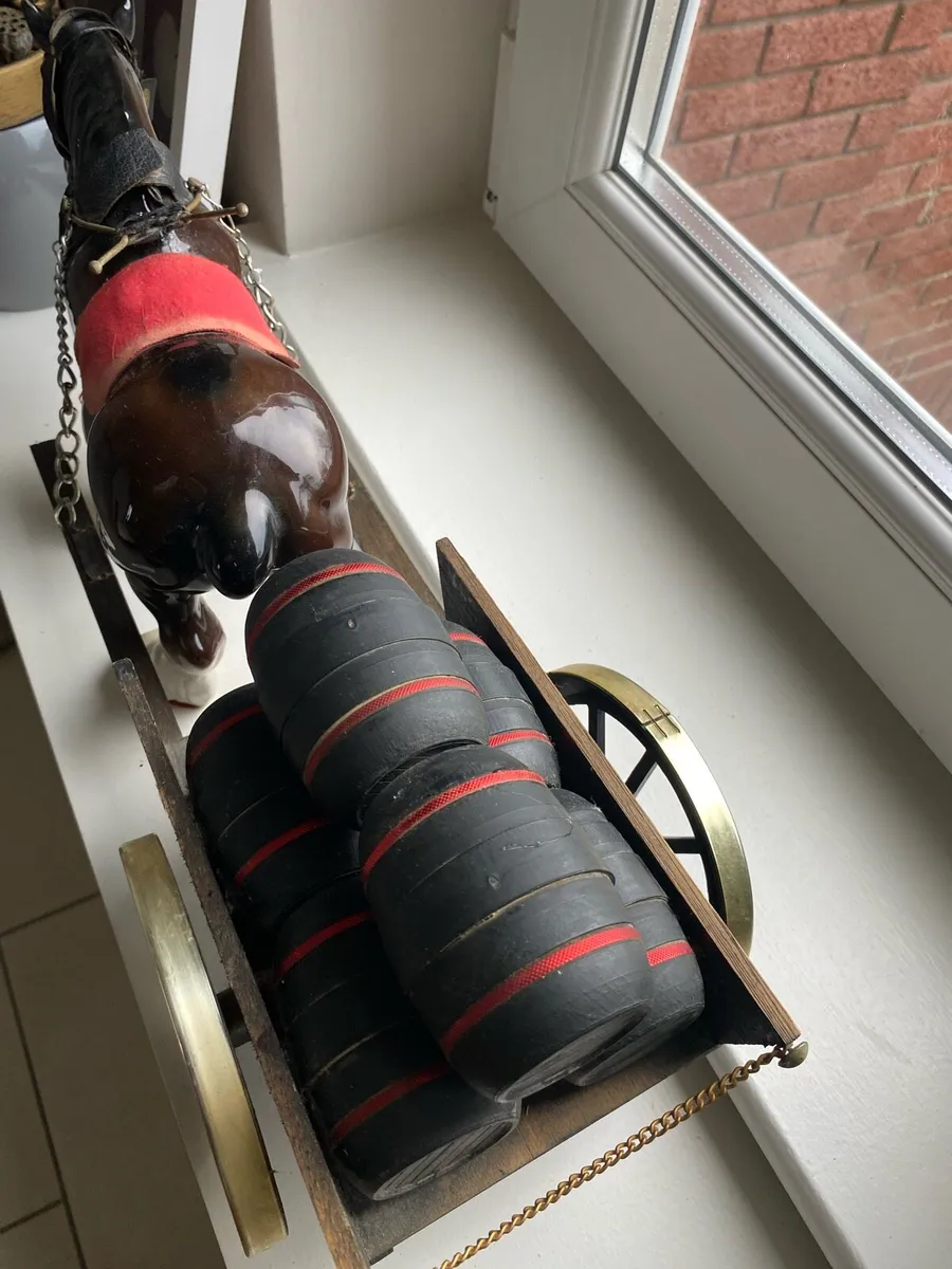Vintage Ceramic Shire Horse and Trap - Image 4