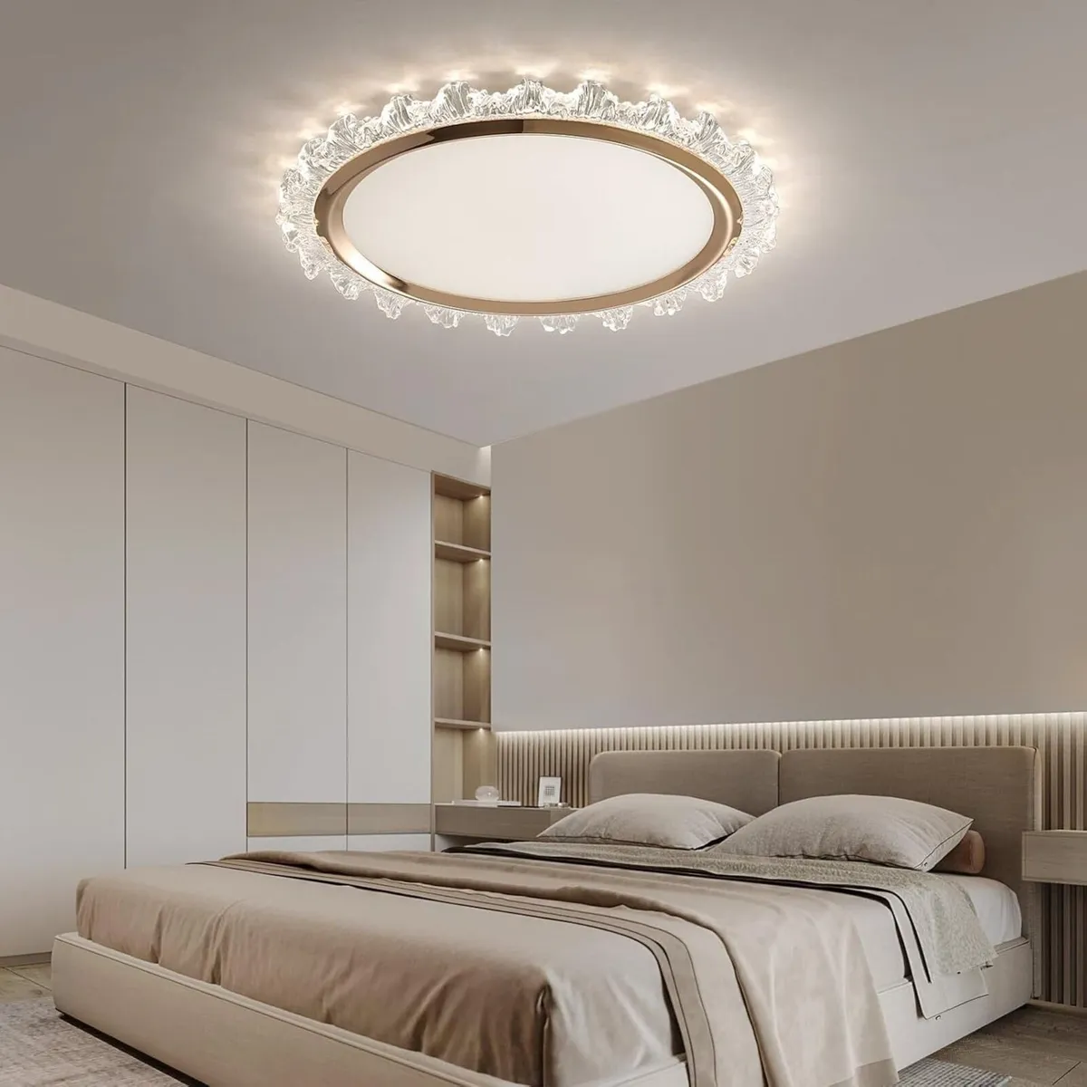 50cm Modern Dimmable LED Ceiling Light Elegant - Image 1