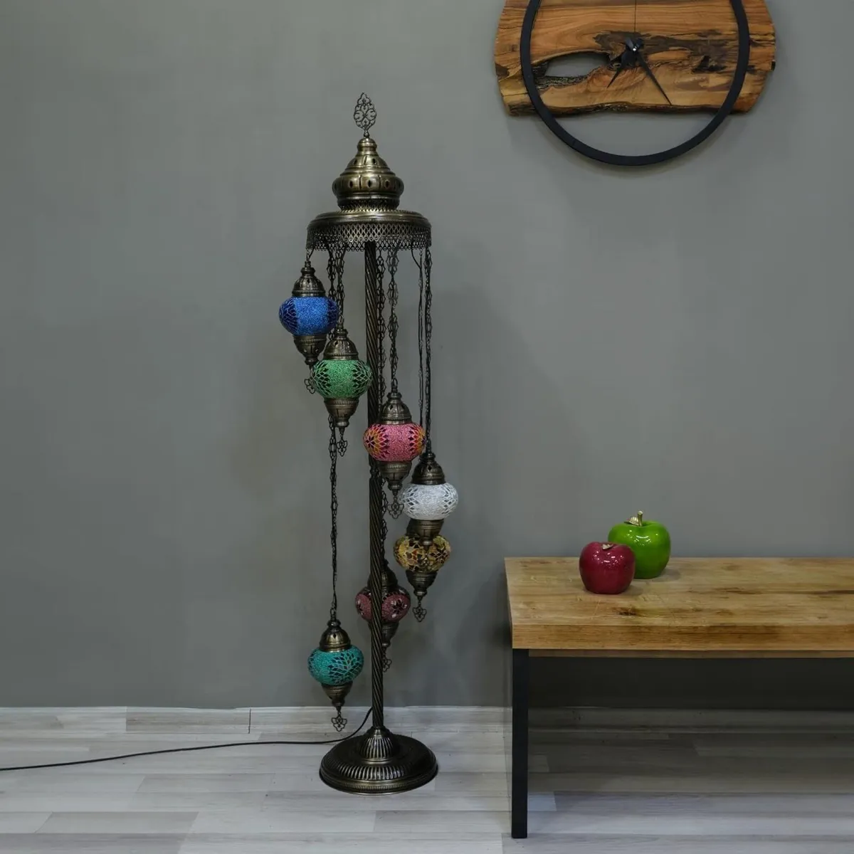 Turkish Floor Lamp Mosaic 7 GlobeFloor Lighting - Image 2