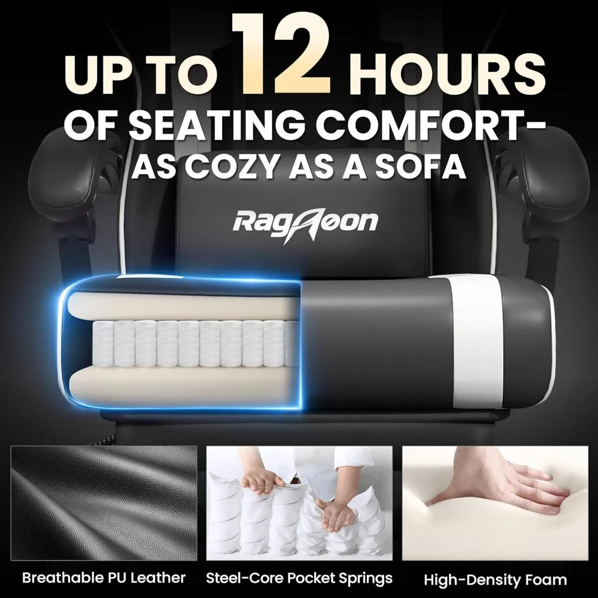 Gaming Chair for Adults Chairs-Video Game Chairs - Image 4