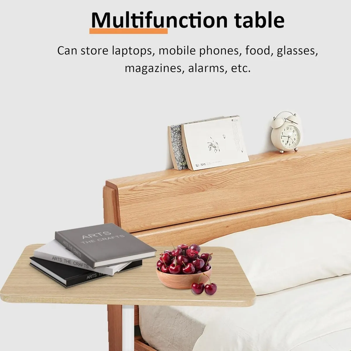 Height Adjustable Laptop Stand (18-48 Inch) Bed - Image 4